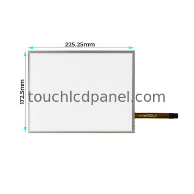 comprare 10Display touchscreen resistivo a 4 fili con pellicola ITO su strati di vetro ITO per l'immunità EMI online manufacture