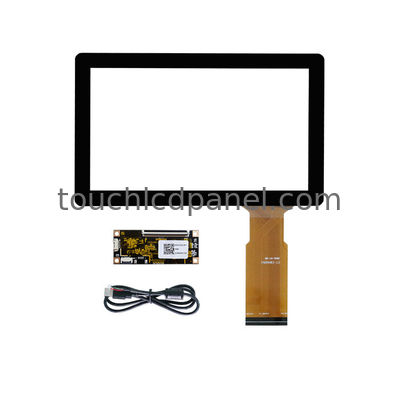 8 pollici Widescreen proiettato touchscreen capacitivo vetro per touch panel