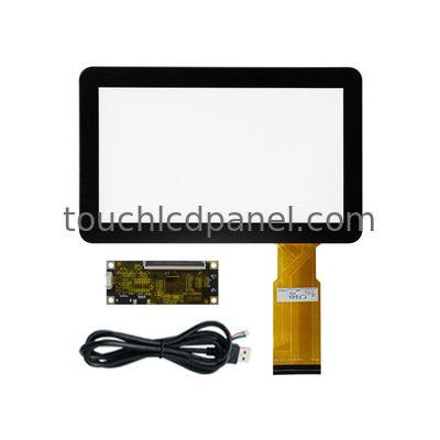 Ultra-rispondente 10ms Multi Touch 8' PCAP Screen Con Vetro Temperato Per Pannello di Controllo Industriale
