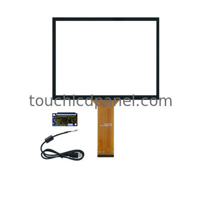 10.4 pollici vetro touch senza cuciture con trattamento superficiale anti-abbagliamento risposta rapida 10ms tramite il controller ILITEK