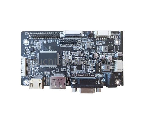 Scheda AD di livello industriale con porte di ingresso HDMI e VGA per monitor di temperatura di funzionamento a larga interfaccia LVDS ed EDP