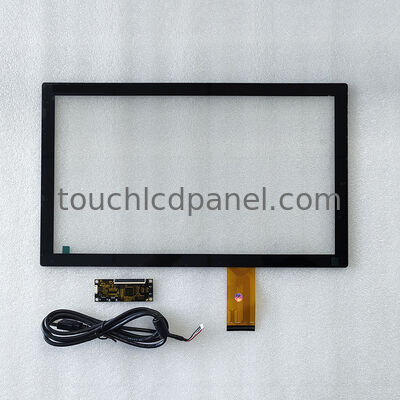 Overlay touchscreen PCAP da 15,6 pollici con cornice da 16 mm e trattamento superficiale antiriflesso