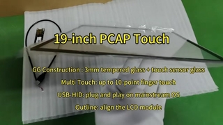 Touchscreen PCAP da 19 pollici per abbinare il pannello LCD 1280x1024 da 19 pollici