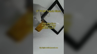 Riproduzione plug-in USB con touch screen PCAP da 8 pollici