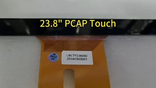 Touch Glass PCAP da 23,8 pollici per touch screen industriale